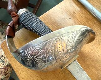 British Royal Armoured Corps
15th/19th The King's Royal Hussars cavalry sword by Wilkinson 1938. Belonged to officer who drowned during the battle of Dunkirk. 