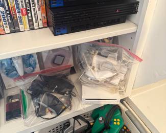 Playstation, Xbox, and Wii gaming controllers