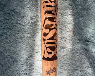 1994 Heavy Hitter wood carved White Sox baseball bat