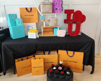 Louis Vuitton and Tiffany Gift Bags