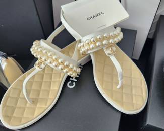 Chanel Grosgrain and Pearl Thong