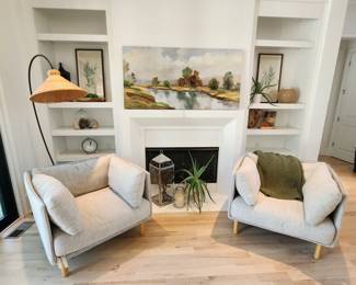 Crate and Barrel Chairs