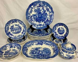 Vintage Masons Fountains Ironstone China Set England