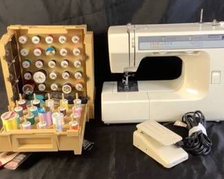 Kenmore 10 Sewing Machine with Foot Pedal and Accessories