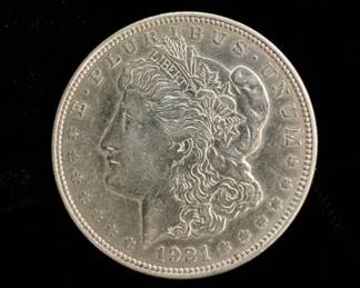 1921 Morgan Silver Dollar