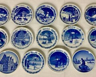 Royal Copenhagen 3" Porcelain Plates Plaquettes