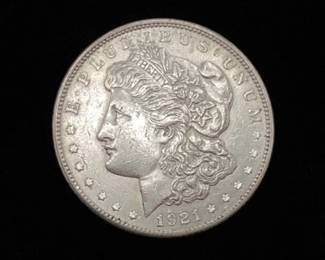 1921 Morgan Silver Dollar