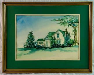 Jeannine Worthington Watercolor Homestead
