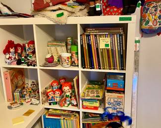 The white IKEA cubby desk is not for sale, family is keeping. Everything else pictured is for sale.