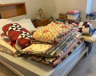 The bed has already been sold. Everything else pictured is for sale.