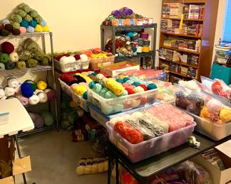 1000+ rolls of yarn! Lots in bundled packs