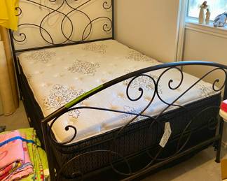 Full bed with mattress. Like new condition