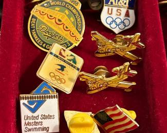 Souvenir/Pins: Dodgers, 1955 Olympics and more!