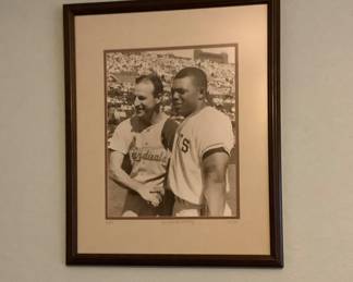 Stan Musial and Willie Mays