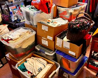 LARGE selection of $1/each clothing in bins!