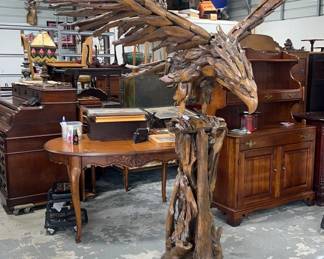 Carved Wood Eagle