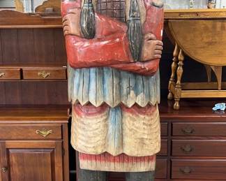 Wood Cigar Indian