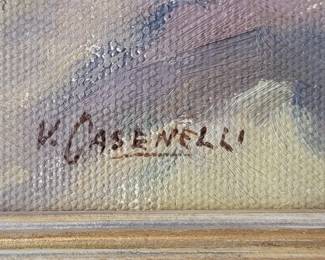 Original Casenelli Painting. EastAlbuquerque.CTBids.com