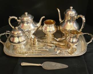 Sterling Silver Serving Ware & Flatware Assortment
https://ctbids.com/estate-sale/34628/item/3897754/UPDATE-Sterling-Silver-Assorted-Servingware-Flatware