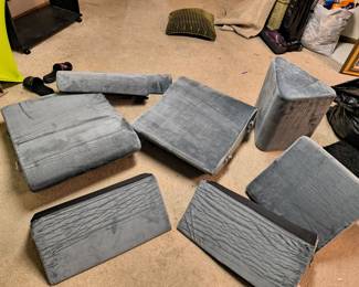 4 PIECE MEMORY FOAM CERVICAL PILLOW SET.   2 SETS.  