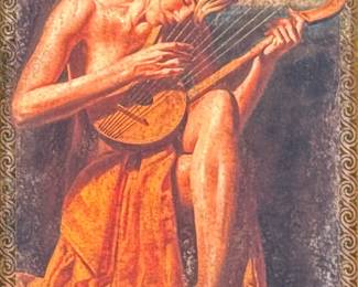 TOMASZ RUT (Polish b. 1961) GICLEE | Fidica. Embellished Giclee. 16.5 x 10.5 in. sight
Signed & numbered “26/50” on bottom, labeled on verso. - h. 29.5 x w. 23.5 in (Frame)
