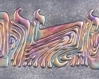 JOEL ZARETSKY (20th Century) ARTWORK | Shalom
Mixed Media. 8 x 18 in. sight. Signed lower right, titled lower left. - h. 19 x w. 29 in (Frame)