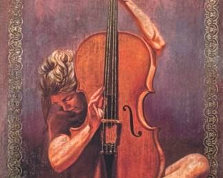 TOMASZ RUT (Polish b. 1961) GICLEE | Aegis. Giclee
17 x 12.5 in. sight. Signed lower right, numbered “141/350” lower left, and labeled on verso. -  h. 32 x w. 27 in (Frame)