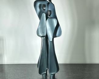 BORIS KRAMER (CANADA 1969-) | “Family” cast steel structure by Boris Kramer. - h. 23.5 x w. 6 x d. 6 in


