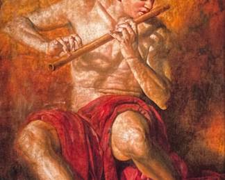 TOMASZ RUT (POLISH B. 1961) GICLEE | Verdaccio
Giclee. 18 x 13.5 in. sight. Print signed on bottom, labeled on verso - h. 33.75 x w. 29.25 in (Frame)
