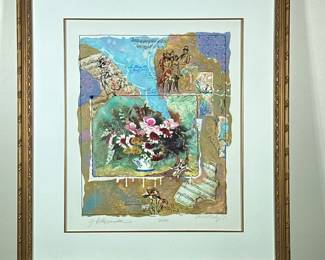 ALEXANDER (1959-2006) & WISSOTSKY (1959-2008) SERIGRAPH | Lake Caroline. Serigraph print
20.5 x 17 in. Sight. Pencil signed & numbered “126/380” on bottom. - h. 30 x w. 26.5 in (Frame)
