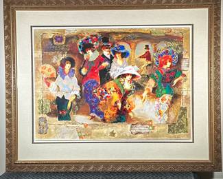 ALEXANDER (1959-2006) & WISSOTSKY (1959-2008) SERIGRAPH | Love and Romance. Serigraph
28 x 38 in. Sight. Signed & numbered “AP 41/50” on bottom, labeled on verso. -  h. 42 x w. 52 in (Frame)
