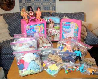 Barbie Dolls & Clothes