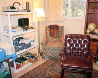 Leather Tufted Desk Chair