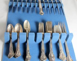 57 pcs Gorham Sterling Flatware Chantilly
