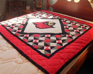 University of Louisville Cardinals Quilt