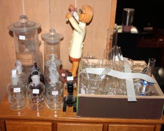 Apothecary Jars, Lab Equipment