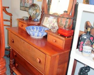 Cherry Dresser with Mirror