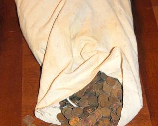 34 POUNDS of Wheat Pennies 6000+