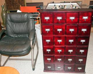Card Catalog, Office Chair