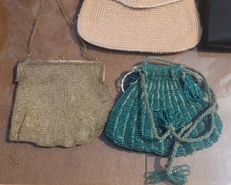 Vintage purses (beaded and mesh)