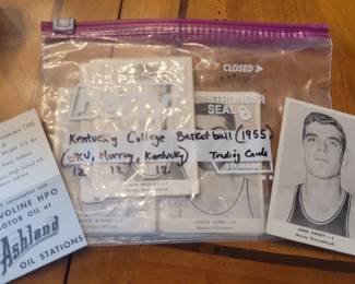 1955 Kentucky Colleges Basketball Trading Cards  (Murray, WKU, and Univ. of Kentucky)