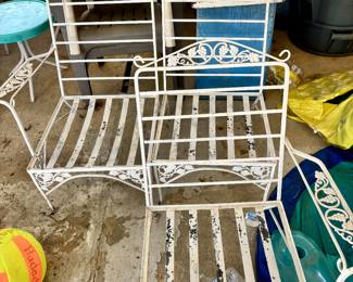 Vintage outdoor sectional 