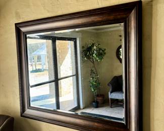 Beautifully framed large mirror 