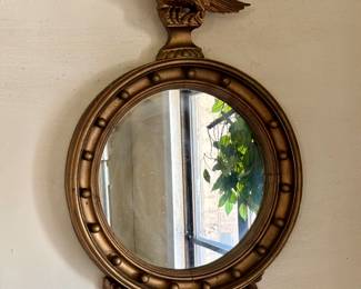Classic American port hole mirror