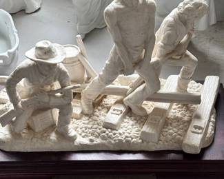 Goebel Porcelain Westward sculpture 