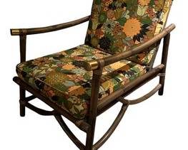 Vintage Vouge Rattan Chair 

Measures 31 inches tall.
