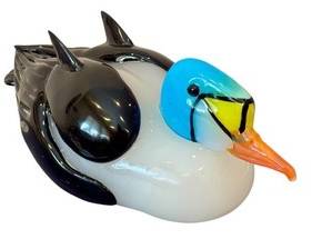 Large Pino Signoretto Murano Glass Duck