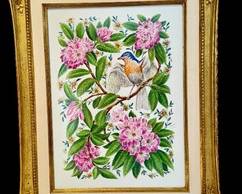  Boehm Porcelain Eastern Bluebird Plaque

The beautiful gilded frame accentuates the gorgeous design! 

Limited Edition. 

Measures 12" x 15" 