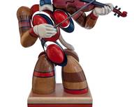 Second Fiddle Large Wood and Acrylic Sculpture by Daniel Meyer.