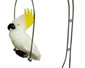 Pino Signoretto Cockatoo in Silky Glass / Handblown Pino Signoretto Art Glass Cockatoo Figurine

Measures 25 inches tall.